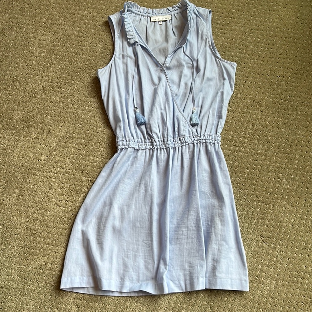 Heidi Klein Small Blue Dress Cover Up